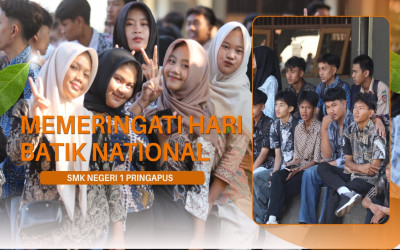 Memperingati Hari Batik Nasional SMK Negeri 1 Pringapus